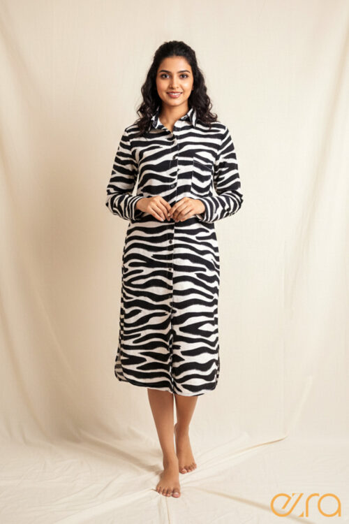 Button down long dress